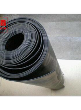 橡胶垫耐油耐磨防滑橡胶板黑色绝缘胶垫加厚减震3/5/10mm工业胶皮