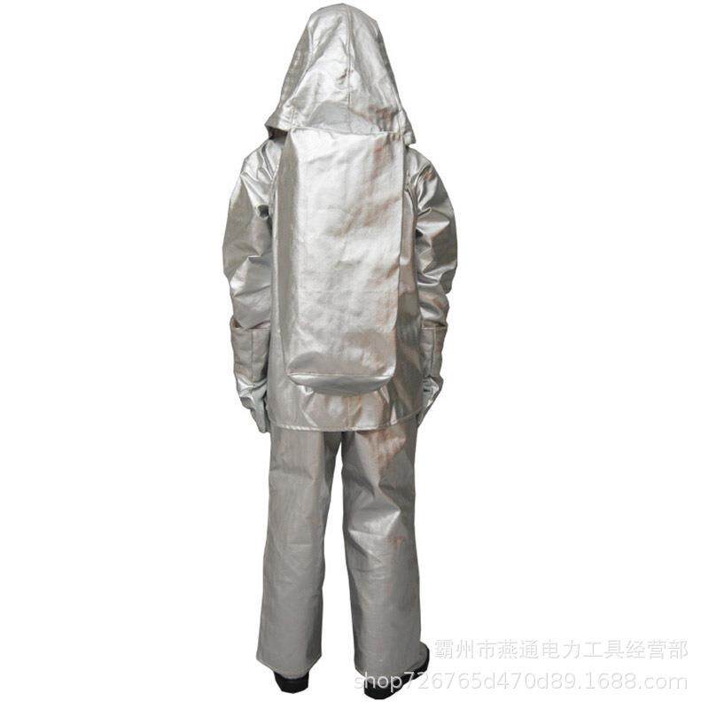 抗高温防护铝箔隔热服GRF-BS芳纶阻燃隔热服密封式防火复合服