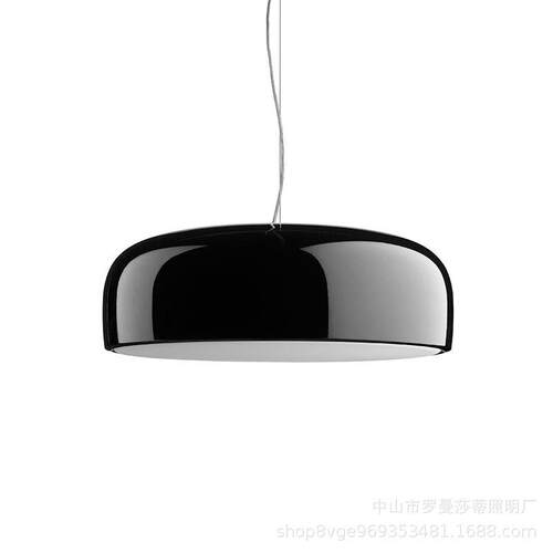 设计师现代简约圆形餐厅吊灯北欧卧室灯创意个性家用展厅吧台灯饰