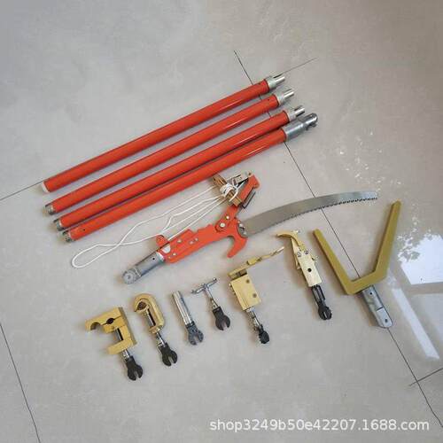 0.6米*4根接头杆10KV带电作业套装ZF010602电力绝缘操作杆8件套