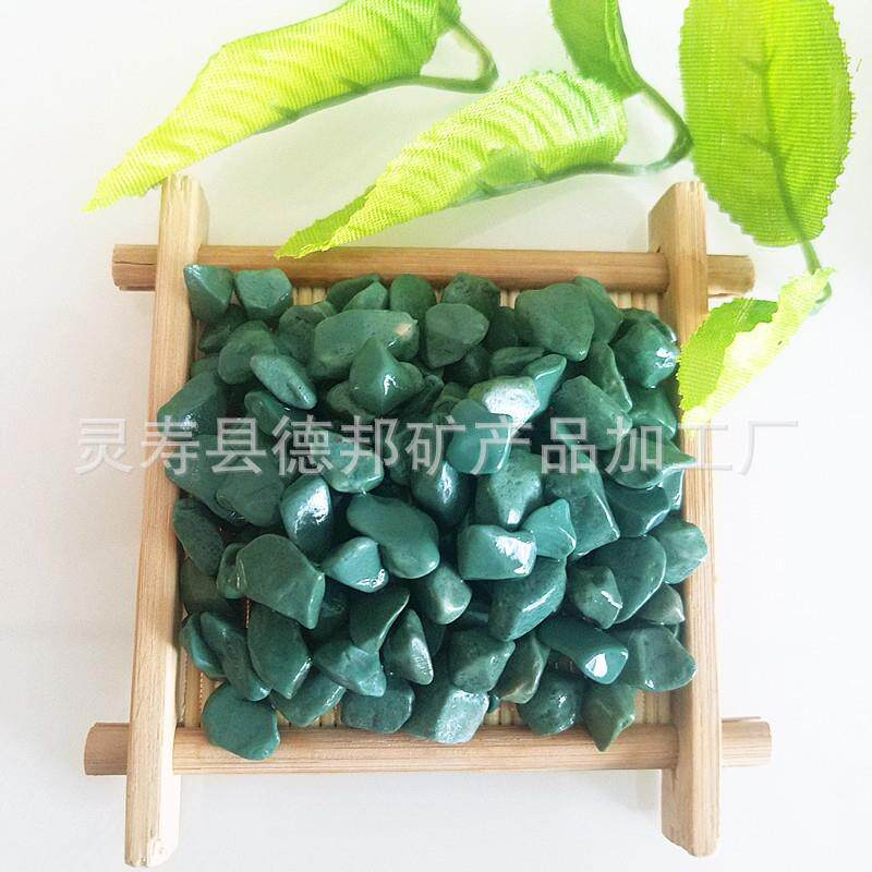 产地货源 大量建筑垫层碎石子 园林铺面深海蓝石子 花盆多肉石子