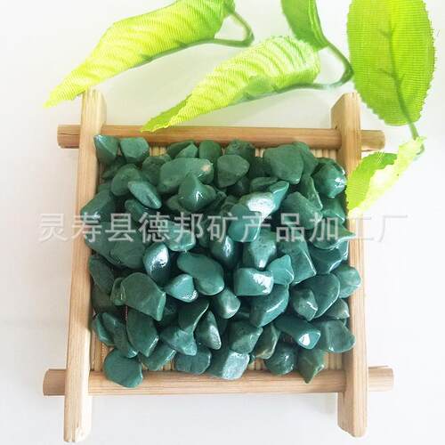 产地货源 大量建筑垫层碎石子 园林铺面深海蓝石子 花盆多肉石子