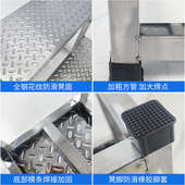 批发不锈钢加厚304脚踏凳家用梯洗车凳单双三层台阶梯踩脚凳台阶