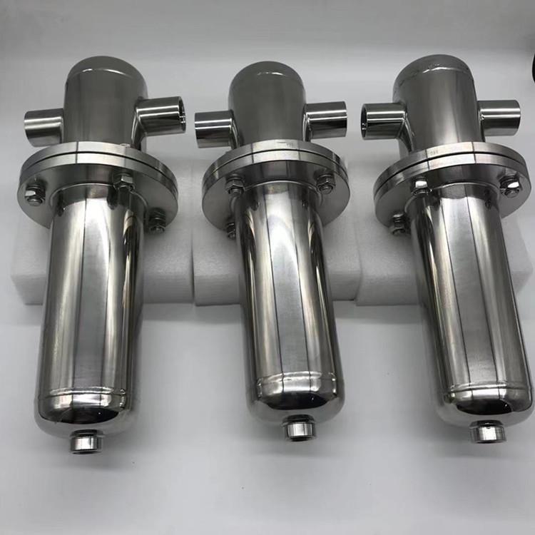 304不锈钢3立方过滤器压缩空气水分离器离心式