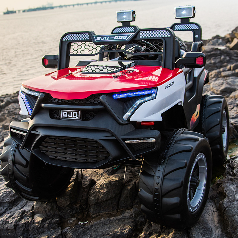儿童电动车四轮带遥控宝宝电动汽车四轮越野车可坐大人小孩玩具车