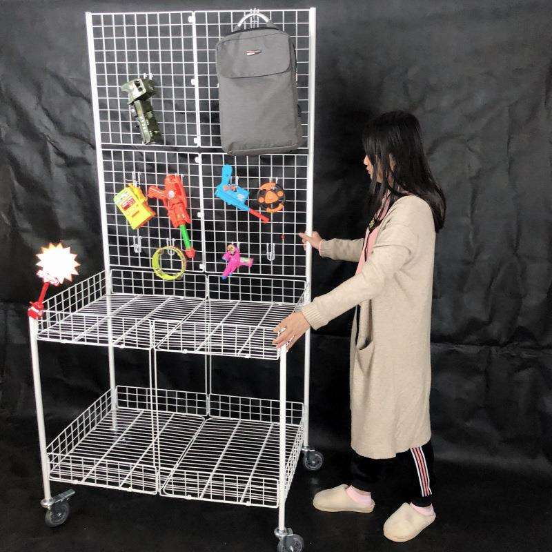 摆摊折叠货架 手推餐车折叠摆摊推车促销展示台促销车摆摊手推车