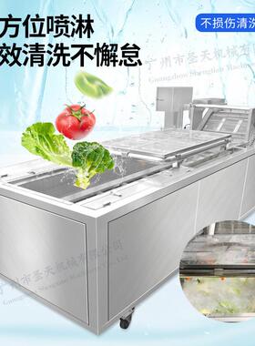 厂家供应 预制菜生产线 果蔬清洗机竹笋清洗风干线设备水果清洗机