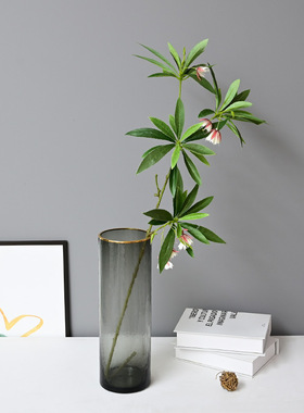 仿真水石榕北叶欧风客厅婚礼婚庆饰落装小清新zj132451花地艺摆件