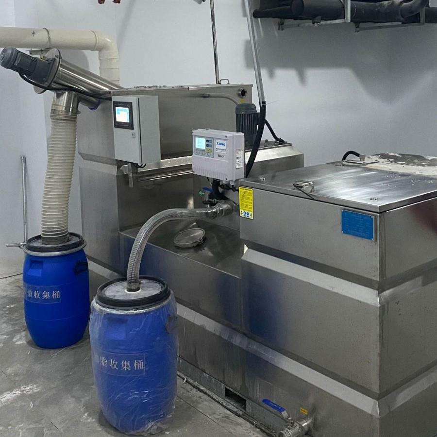 油脂分离器厨房油水分离一体机隔油池不锈钢材质餐厨油水分离设备图片
