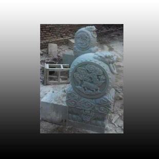 厂家直销石雕门墩花岗岩抱鼓石 一对石雕庭院别墅门口摆件