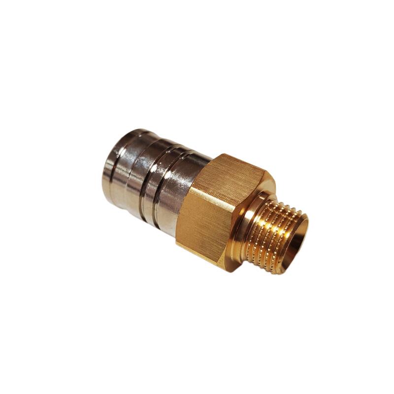 TLZ809/13/M16*1.5德式模具接头快插接头运水铜插头水嘴