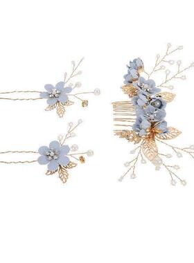3 Pcs Hair Hairpin Suit Clips for Wedding Stick Bridesmaid