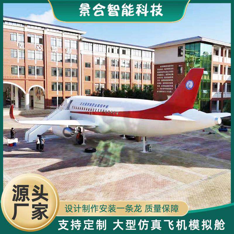 户外景区大型一比一仿真飞机模型应急演练网剧拍摄餐厅布置道具