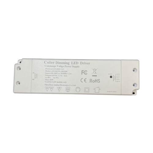 Zigbee 3.0 24v2.5a led恒压驱动hue网关RGBW四色调光调色60w电源