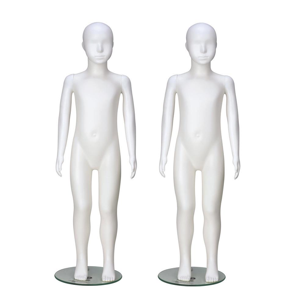 塑料模特白色人体模特橱窗儿童模特服装店全身模特服装模特展示架