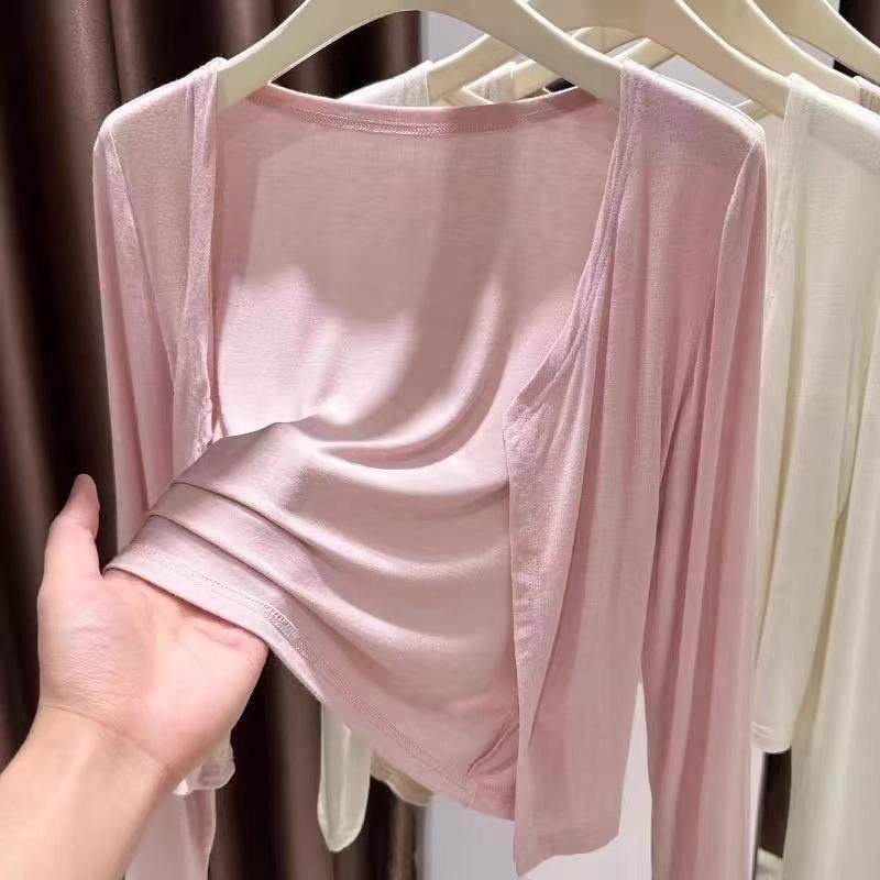 慵懒风冰丝披肩配吊带裙开衫女夏季新款薄款针织防晒空调罩衫外套,女装/女士精品,时尚防晒服,淘宝优惠券,粉丝福利购,淘宝优惠卷