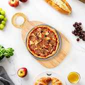 厂家直发橡胶木树脂菜板家用厨房实木砧板披萨板野营切菜案板