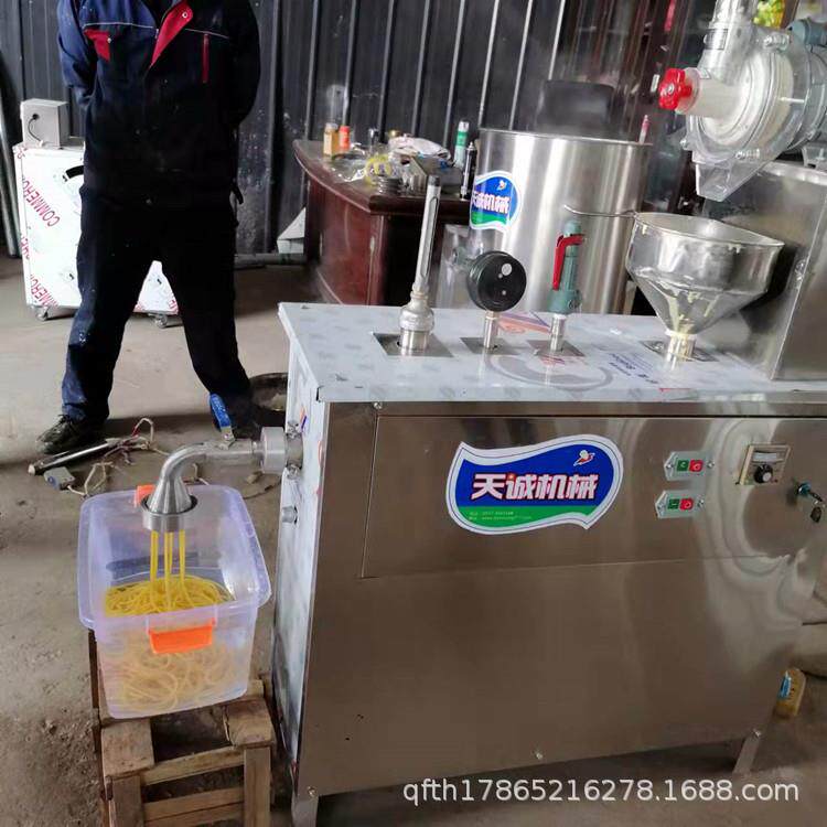 现货直发一机多用玉米面条机 鲜米粉米线机 小型玉米馇条机介绍