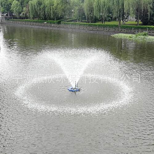 提水式喷泉曝气机  太阳能喷泉曝气机  2.2k不锈钢浮水喷泉曝气机