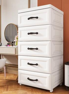 Thickened large plastic drawer type storage cabinet shoe ca