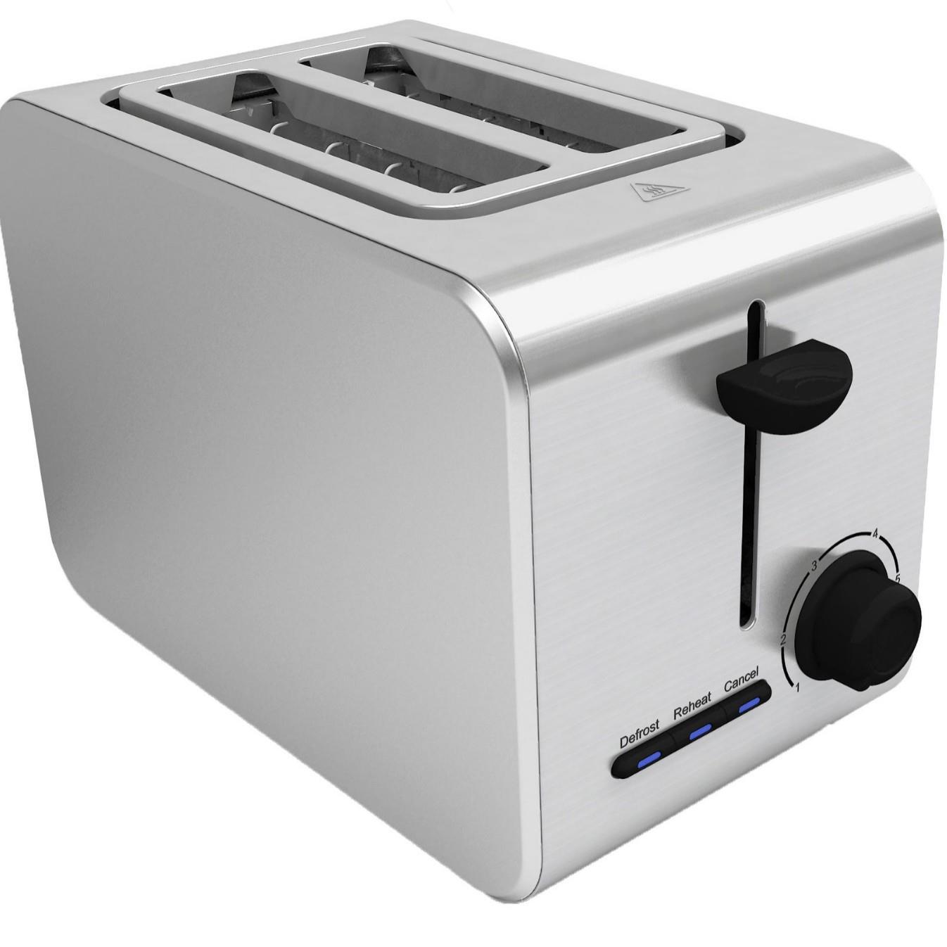 新款跨境烤面包机家用早餐机不锈钢多士炉土司机Toaster