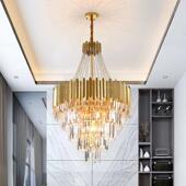 轻奢水晶客厅吊灯现代简约大气家用别墅豪华餐厅吊灯卧室个性 灯具
