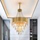 轻奢水晶客厅吊灯现代简约大气家用别墅豪华餐厅吊灯卧室个性 灯具