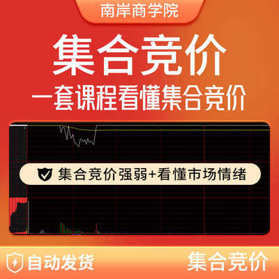 集合竞价抓涨停板图解教程股票视频课程集合竞价公式指标短线战法