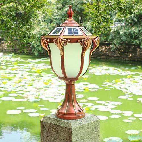 太阳能柱头灯别墅庭院灯户外灯防水围墙灯院子大门口柱子灯门柱灯