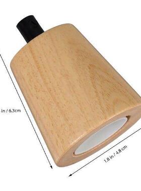 Wooden Lamp Holder E27 Socket Light Bulb Base Screw Fitting
