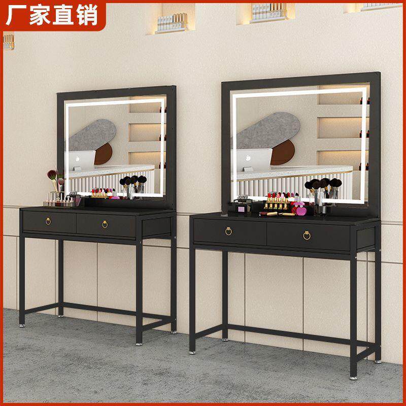 化妆台化美妆师L专EBF用梳妆台理发店镜化商妆桌ED影楼场妆