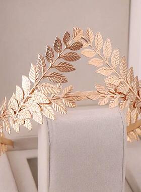 Greek Roman Goddess Olive Leaf Metal Headbands Headdress Bri