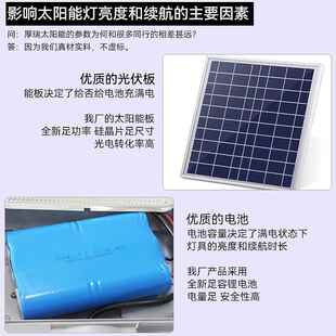 全铝分体式庭院灯单臂壁装户场外阳灯YUE小停车大功区率照明太能