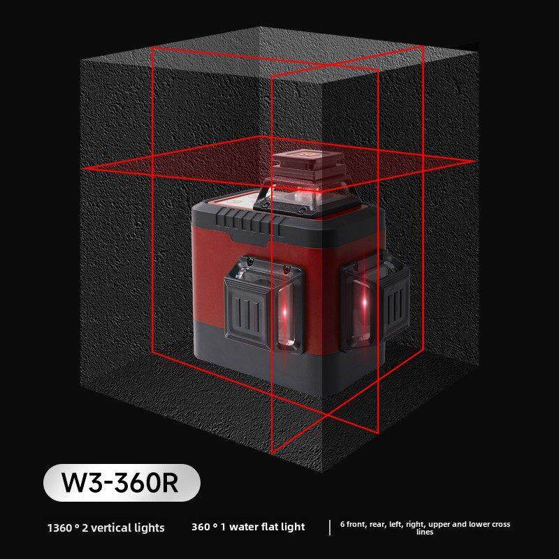 度维水平仪新款12线红光绿光高精度墙地两用自动打线强光抹灰打点