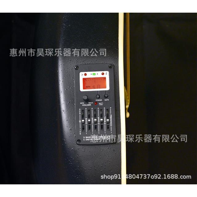 五段拾音器带液晶屏调音器龟背吉他拾音器民谣古典拾音器