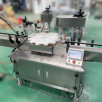 水晶盖双头旋伺服罐盖塑机料玻璃ELB瓶防尘面盖易拉罐铁盖自动锁