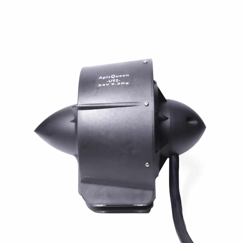 U92水下推进器12-24V 9KG推力 海用 皮划艇 桨板 冲浪板充气船ROV
