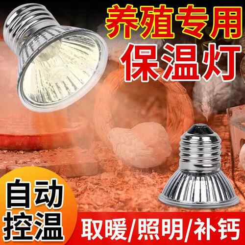 养殖取暖灯乌龟晒背灯取暖灯加热灯爬虫宠物取暖灯uva灯泡
