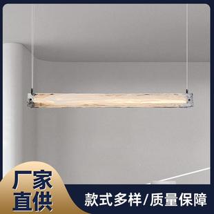 奢轻设计师玻吊灯餐璃厅现代简餐桌约创意饭桌吧OAT台客厅灯具长