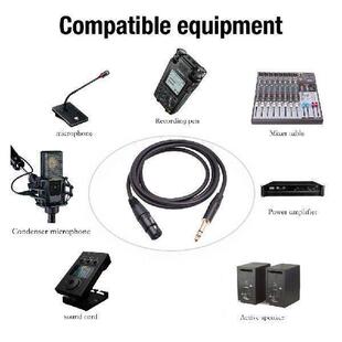 Color female cabl Cannon signal male cable XLR audio