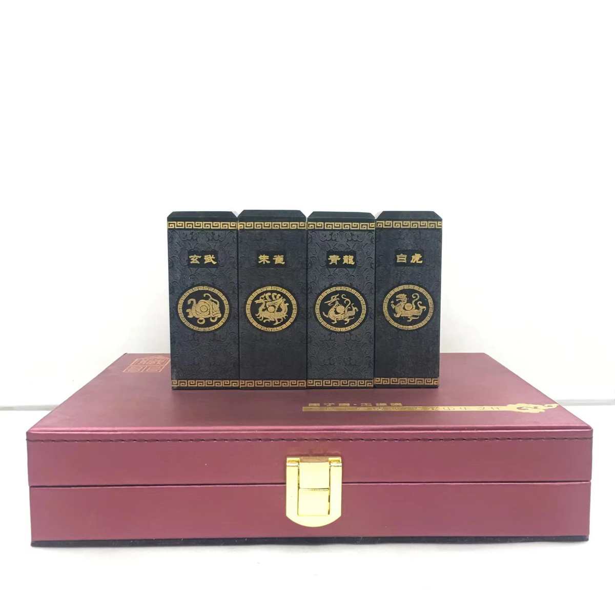 天然和田玉四方神兽印章青玉玉玺印玺玉石定制商务礼品厂家批发