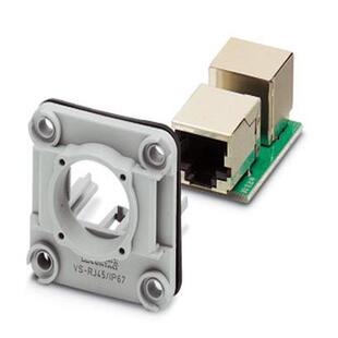 支架VS IP67电气联接德国 MOD 菲尼克斯以太网面板安装