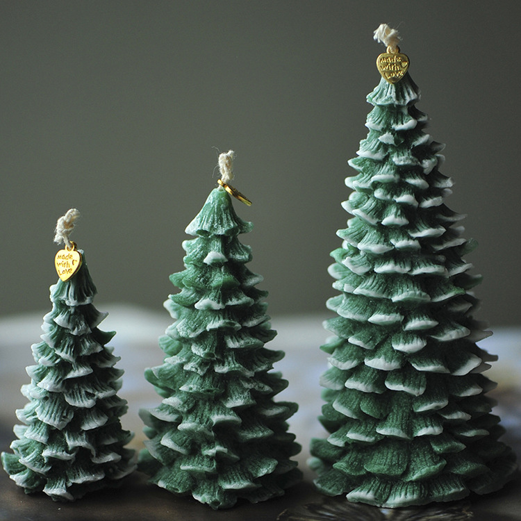 圣诞树棕榈蜡香薰蜡烛节日蜡片