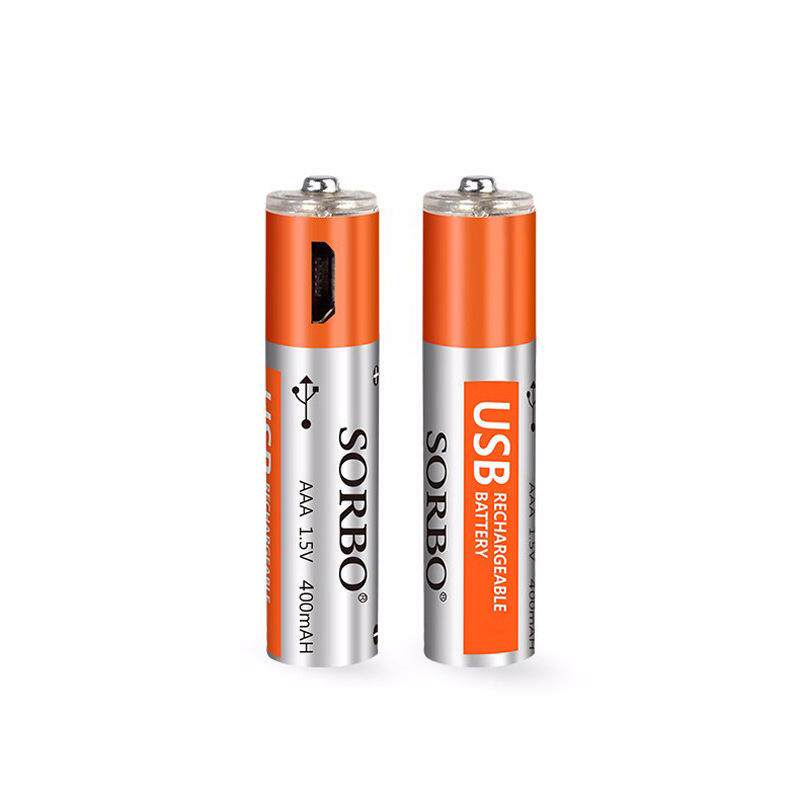 usb七号充电电池aaa充电器套装智能2节通用1.5v可冲锂电池聚合物7