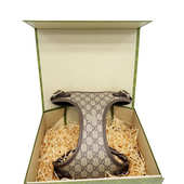 新款 狗狗牵引绳提花胸背宠物项圈中小型狗外出宠物用品狗脖圈批发