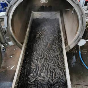 即食鱿鱼仔杀菌锅鱼罐头午餐肉高温杀菌锅 海鸭蛋专用杀菌设备