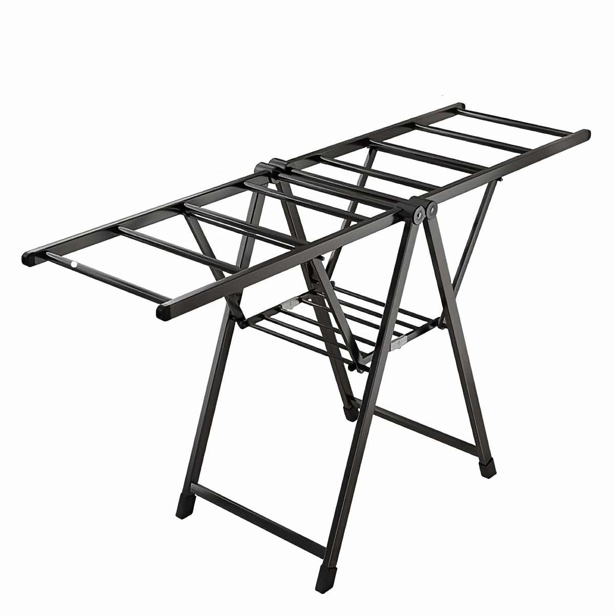 落地室内折叠安装奢免轻晒被子晾衣服晾衣架铝合金凉衣架翼型收纳