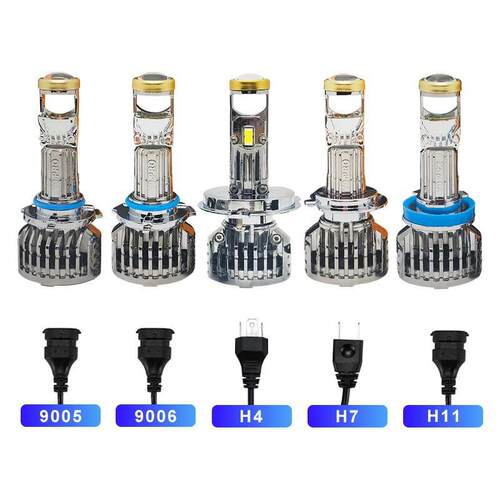 汽车LED大灯汽车透镜Y9PRO迷你小透镜鱼眼灯H4H7H1190059006车灯