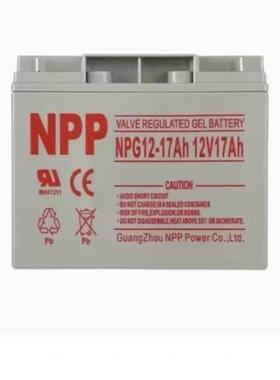 耐普蓄电池NPGA12-100胶体12V1A00652A4038A4AH17A机房UPS应急EPS