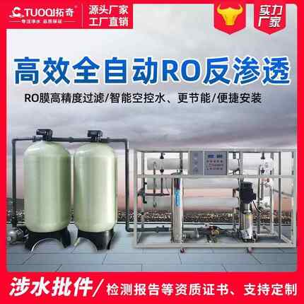 厂家直供6吨8吨10吨反渗透纯水设备熔喷布超纯水处理酒店净水设备